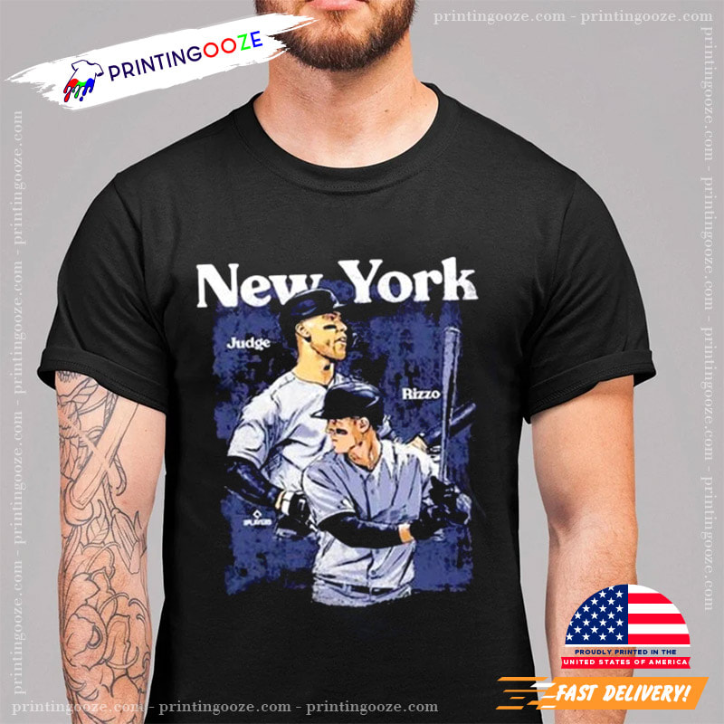 New York MLB Aaron Judge Anthony Rizzo Yankees T-shirt - Printing Ooze