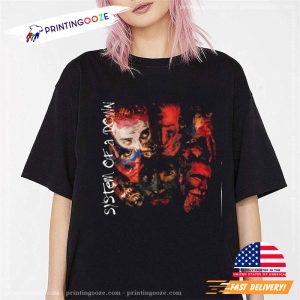 Painted Faces System Of A Down unisex tshirt 1