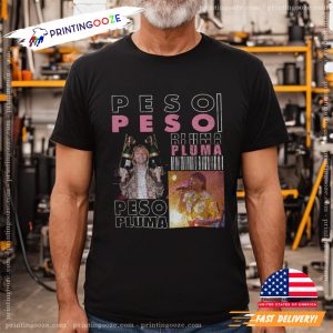 Peso Pluma Music america tour 2023 T shirt 2 Printing Ooze