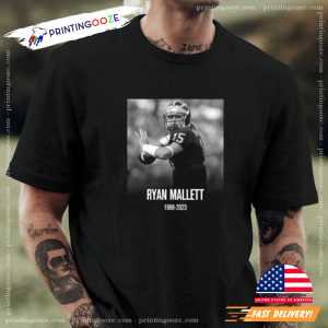 RIP Ryan Mallett 1988 2023 vintage t shirt 3 Printing Ooze