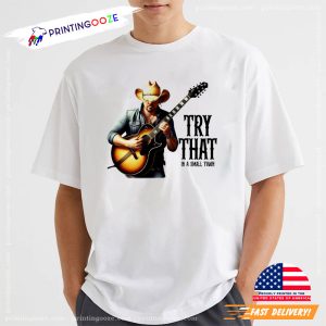 Retro jason aldean music, try that in a small town Shirt