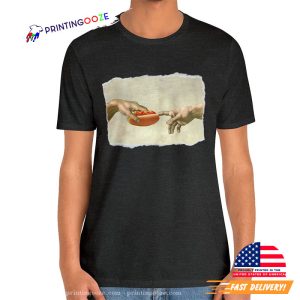 The Creation Of Adam hot dog shirt