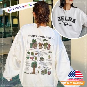 The Legend Of Zelda Est 1986 bOTW korok Nintendo Shirt 3 Printing Ooze