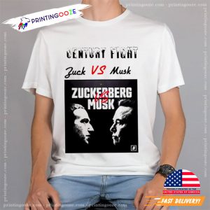 Vintage Century Fight Zuck Vs Musk Shirt 1 Printing Ooze