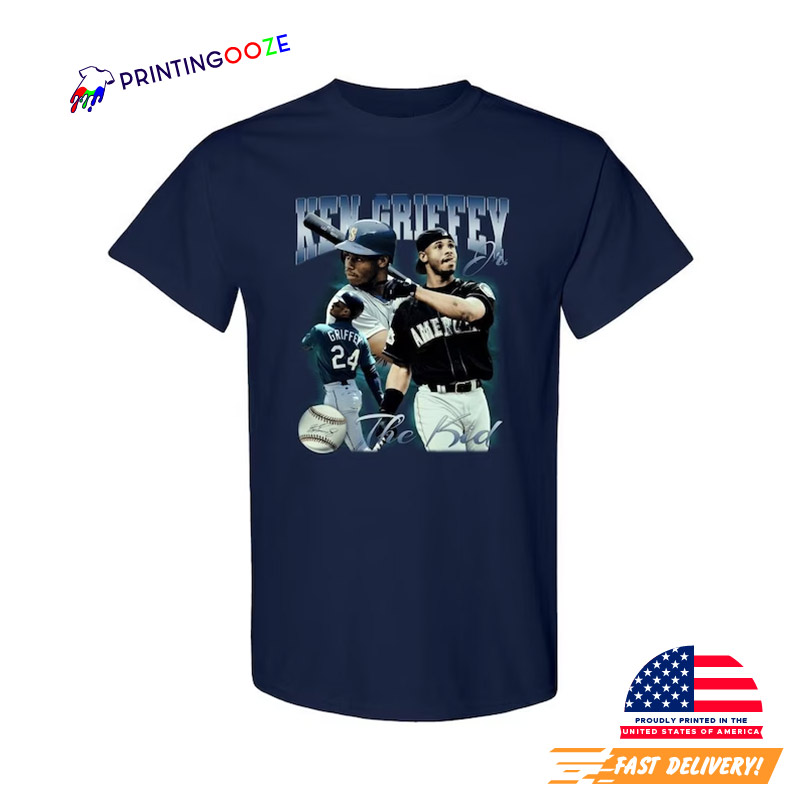 Vintage Ken Griffey Jr The Kid Baseball Trending Unisex T-Shirt - Printing  Ooze