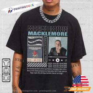 Vintage Macklemore Rap Shirt, Ben Album Music T Shirt 1 Printing Ooze