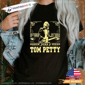 Vintage Tom Arts Petty's country music t shirt 3 Printing Ooze