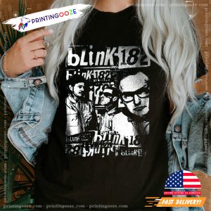 Vintage World Tour 2023 Blink 182 Band Rock n' Roll Shirt 1