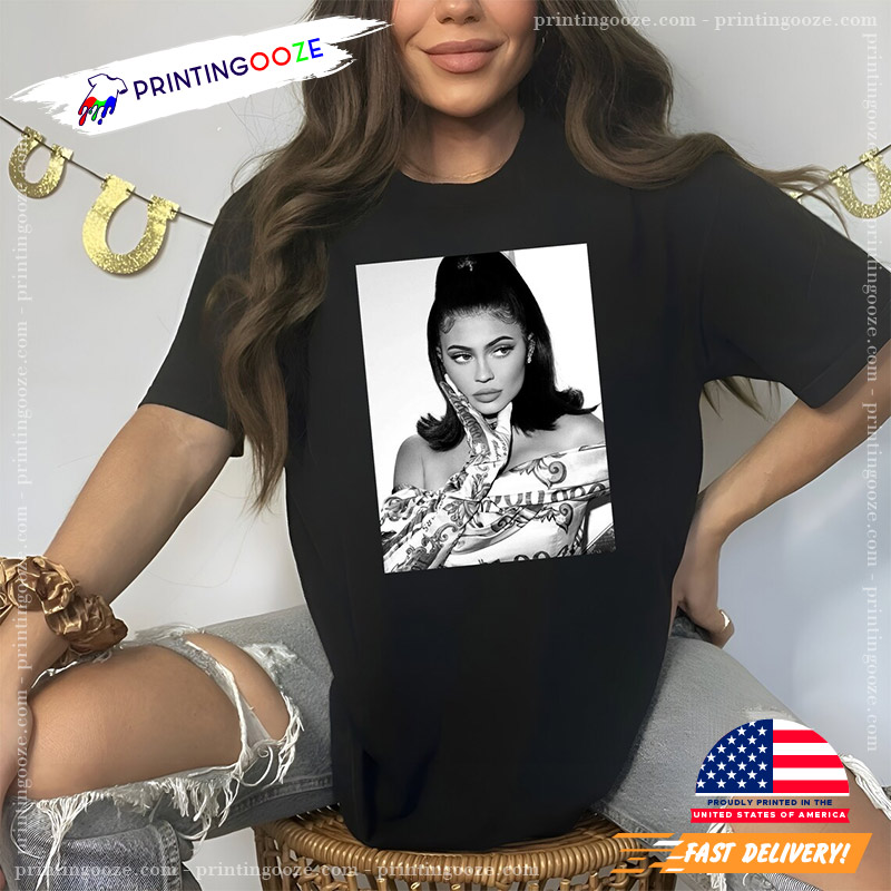 Bedrift Mitt Demokratisk parti Vintage King Kylie Jenner T-shirt - Printing Ooze