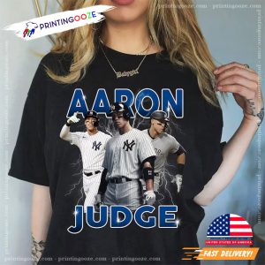 Vintage ny yankees aaron judge Unisex Shirt 2 Printing Ooze