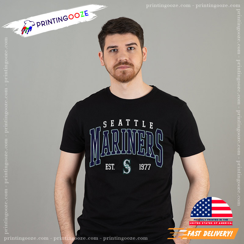 Seattle Mariners Est 1977 Crewneck T Shirt