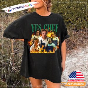 Vintage yes chef Jeremy Allen White Shirt 2 Printing Ooze