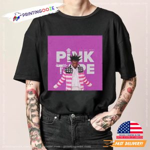 World Tour 2023 uzi pink tape T Shirt 2