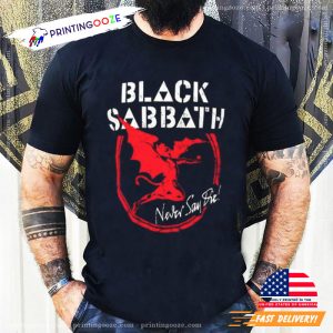 black sabbath never say die T shirt