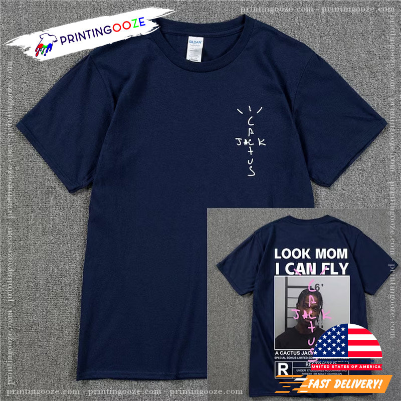 Travis scott tee look mom i can on sale fly