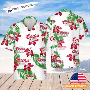 coors light beer Hawaiian Shirt Beach Lovers Gift 0 Printing Ooze