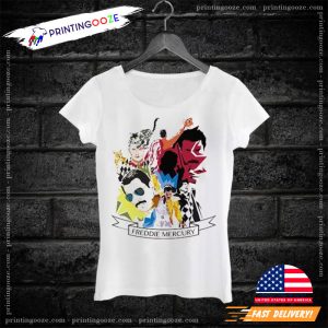 freddie mercury young Shirt, queen rock band T shirt 2 Printing Ooze