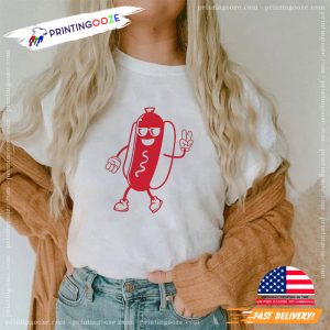 funny hot dogs Cool Hot Dog Graphic Shirt Printing Ooze