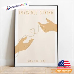 invisible string Tying You To Me Poster
