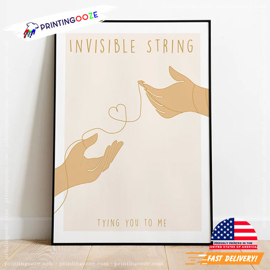 invisible string Tying You To Me Poster - Unleash Your Creativity