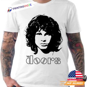 jim morrison the doors Silhouette Retro Shirt 3 Printing Ooze