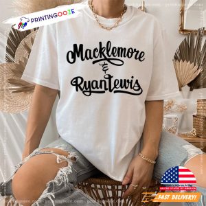 macklemore & ryan lewis Pencetakan T Shirt 1 Printing Ooze