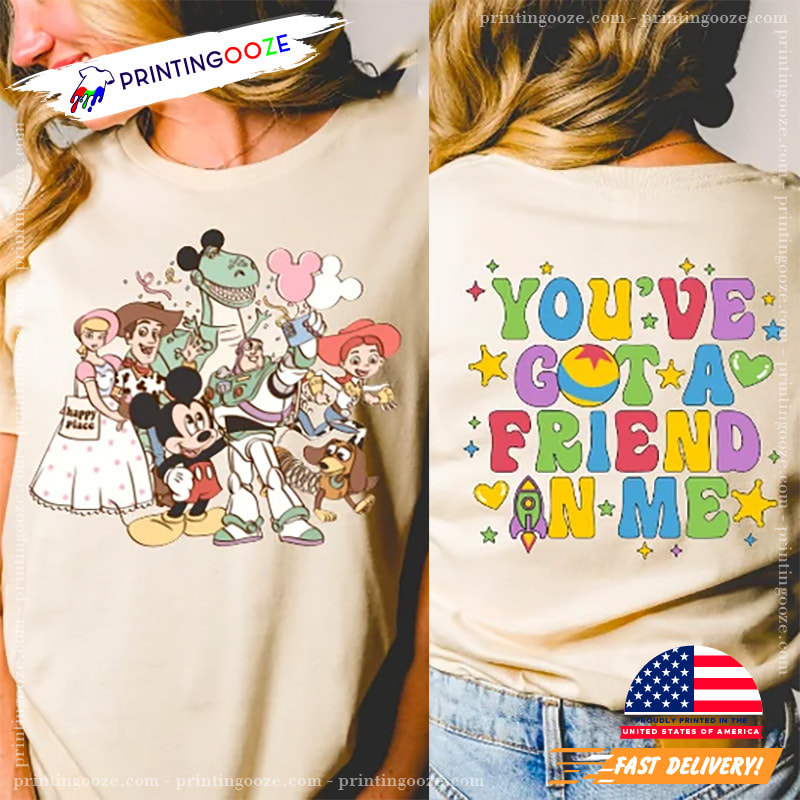 Toy Story and Mickey You've Got a Friend in Me Shirt 