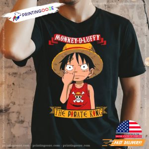 monkey d Luffy The Pirate King T shirt
