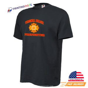 rescue team, fire department virginia beach T shirt 1 Printing Ooze