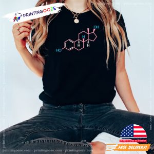 trans women Estradiol Shirt, Trans Pride Shirt 2 Printing Ooze