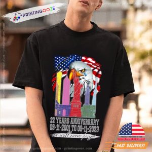 22 Years Anniversary 9 11 events Shirt 2