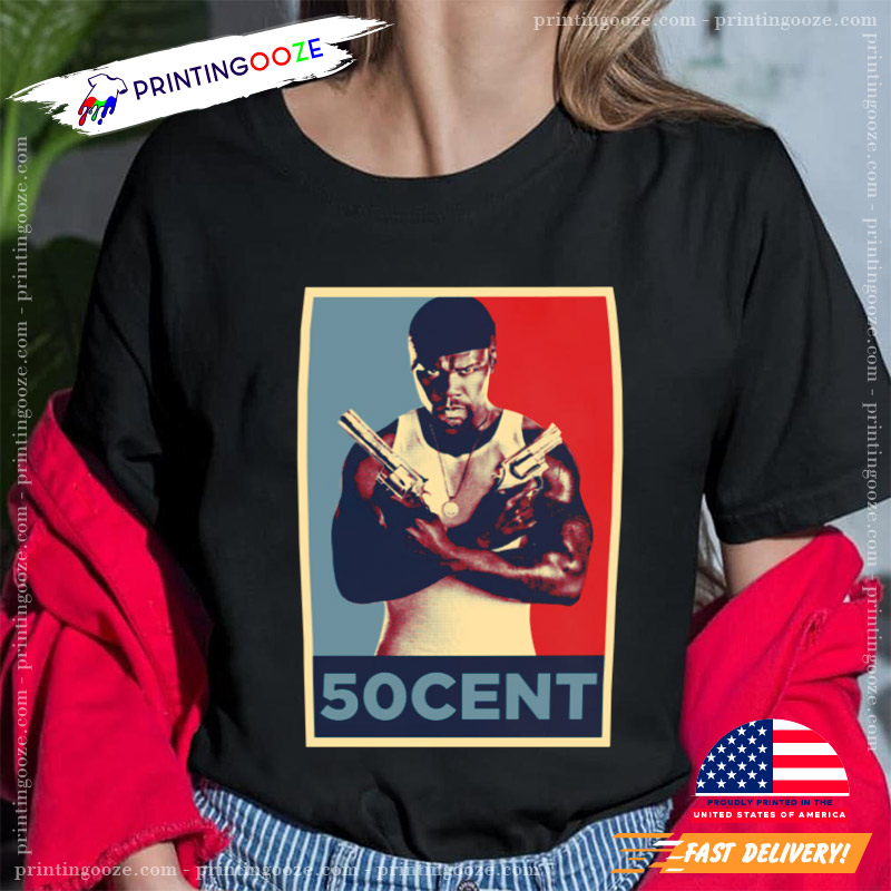 Rap Legends 50 Cent Womens T-Shirt Tee