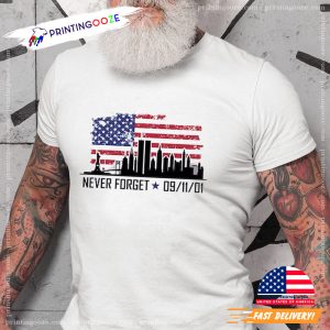 American Flag Twin Towers sep 911 Unisex T shirt 3