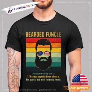 Bearded Funcle Funny Uncle Definition T Shirt 2