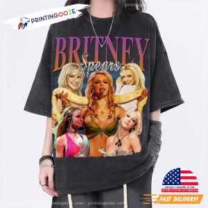 Britney Spears Vintage queen b Comfort Colors Shirt 2