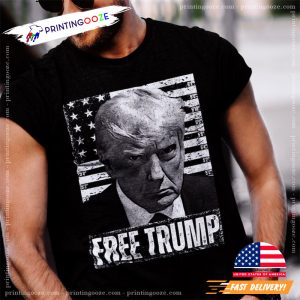 Free trump for president Mugshot Shirt 2