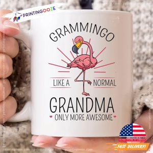 Grammingo Grandma Flamingo Tea Cup, Gift For Grandma 3