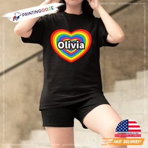 I Love Olivia With All My Heart Shirt 2