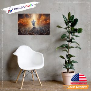 jesus the king, Jesus Christ Rising Up To Heaven Poster
