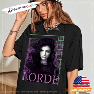 Lorde Mystery Vintage Style Portrait Shirt