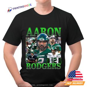 New York Jets Aaron Rodgers T Shirt 3