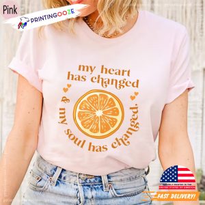 Orange Juice My Heart Has Changed, women's concert T-shirt