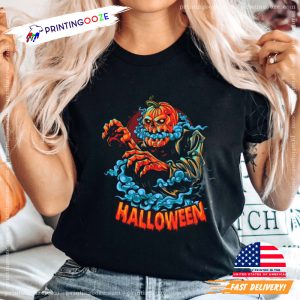 Pumpkin Head Monster halloween graphic tees 1