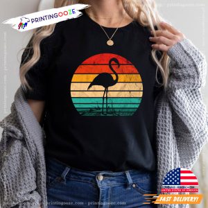 Retro Flamingos Pride T shirt 2