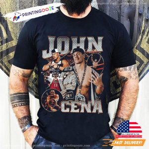 Retro John Cena WWE Vintage 90s T Shirt 1