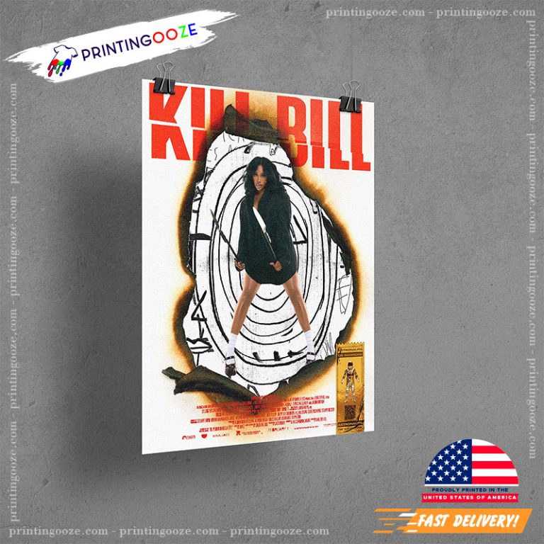 SZA Kill Bill Album Poster - Printing Ooze