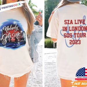 SZA London SOS Tour 2023 2 Sided Shirt