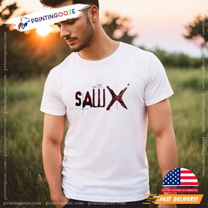 Saw X new saw movie 2023 Famous Horror Series T shirt 1