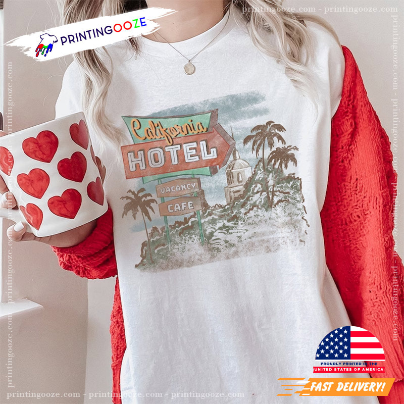 Hotel California Eagles Band Awesome Retro Vintage 90s shirt