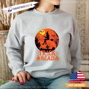 Trick Or Read Witch Party Halloween Shirt 4